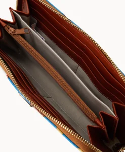 Dooney & Bourke Grab and Go | Wristlets^MLB Large Zip Around Wristlet
