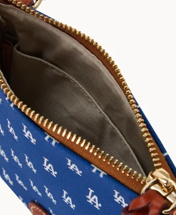Dooney & Bourke Game Day Ready | Printed Fabric^MLB Small North South Top Zip Crossbody