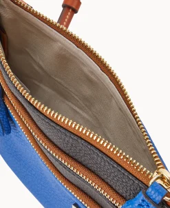 Dooney & Bourke Game Day Ready | Printed Fabric^MLB Triple Zip Crossbody