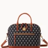 Dooney & Bourke Game Day Ready | Printed Fabric^MLB Domed Zip Satchel