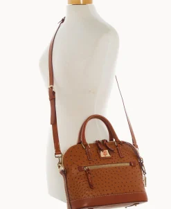 Dooney & Bourke Game Day Ready | Printed Fabric^MLB Domed Zip Satchel