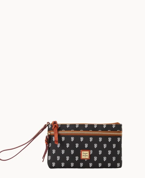 Dooney & Bourke Grab and Go | Wristlets^MLB Double Zip Wristlet