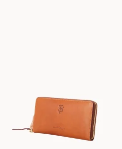 Dooney & Bourke Grab and Go | Wristlets^MLB Large Zip Around Wristlet