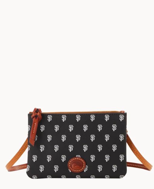 Dooney & Bourke Game Day Ready | Printed Fabric^MLB Top Zip Crossbody