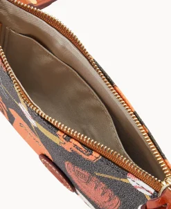 Dooney & Bourke Game Day Ready | Printed Fabric^MLB Top Zip Crossbody