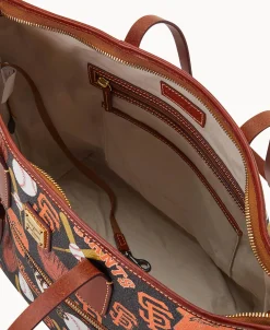 Dooney & Bourke Game Day Ready | Printed Fabric^MLB Tote