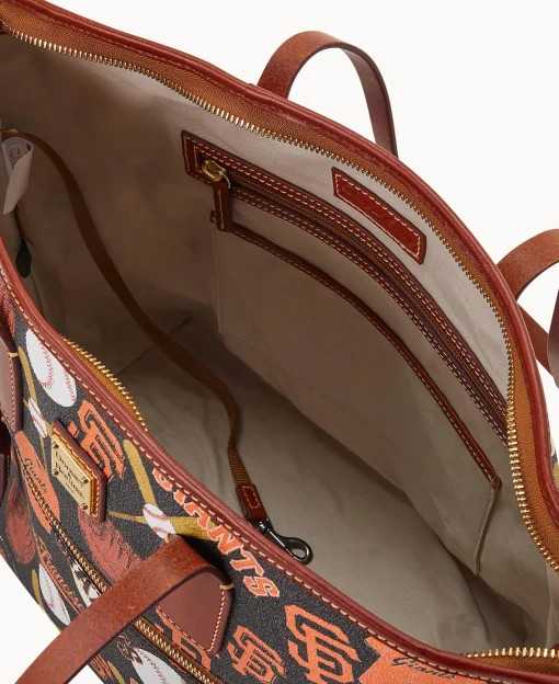 Dooney & Bourke Game Day Ready | Printed Fabric^MLB Tote
