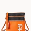Dooney & Bourke Game Day Ready | Printed Fabric^MLB Triple Zip Crossbody