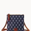 Dooney & Bourke Game Day Ready | Printed Fabric^MLB Small North South Top Zip Crossbody