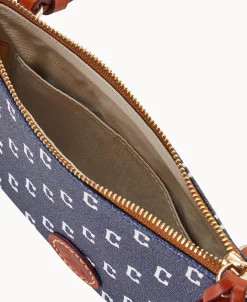 Dooney & Bourke Game Day Ready | Printed Fabric^MLB Top Zip Crossbody
