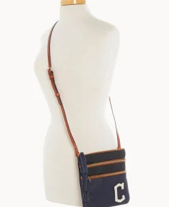 Dooney & Bourke Game Day Ready | Pebbled Leather^MLB Triple Zip Crossbody