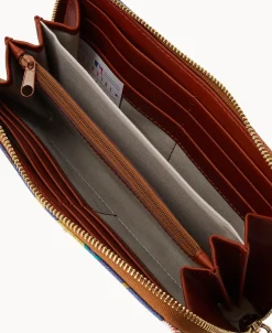 Dooney & Bourke Grab and Go | Wristlets^MLB Large Zip Around Wristlet