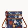 Dooney & Bourke Game Day Ready | Printed Fabric^MLB N S Triple Zip Crossbody