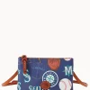 Dooney & Bourke Game Day Ready | Printed Fabric^MLB Top Zip Crossbody