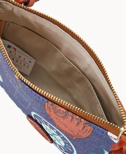 Dooney & Bourke Game Day Ready | Printed Fabric^MLB Top Zip Crossbody