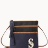 Dooney & Bourke Game Day Ready | Printed Fabric^MLB Triple Zip Crossbody