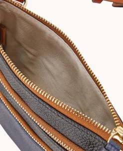 Dooney & Bourke Game Day Ready | Printed Fabric^MLB Triple Zip Crossbody