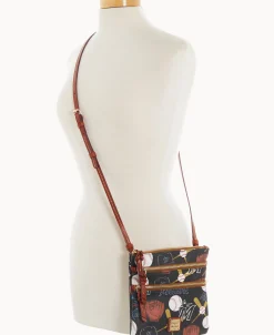 Dooney & Bourke Game Day Ready | Printed Fabric^MLB N S Triple Zip Crossbody