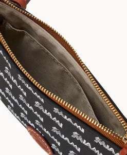 Dooney & Bourke Game Day Ready | Printed Fabric^MLB Top Zip Crossbody