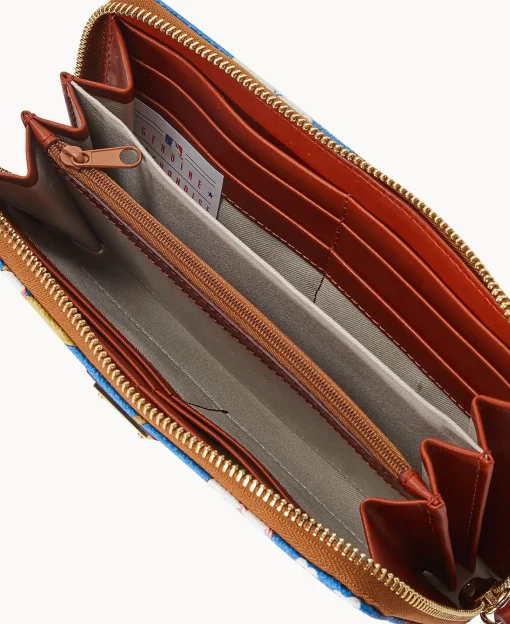 Dooney & Bourke Grab and Go | Wristlets^MLB Large Zip Around Wristlet