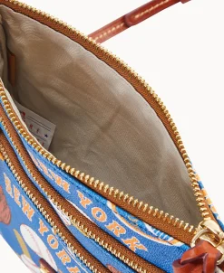 Dooney & Bourke Game Day Ready | Printed Fabric^MLB N S Triple Zip Crossbody