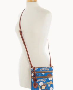 Dooney & Bourke Game Day Ready | Printed Fabric^MLB N S Triple Zip Crossbody