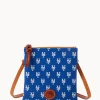 Dooney & Bourke Game Day Ready | Printed Fabric^MLB Small North South Top Zip Crossbody