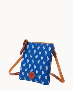 Dooney & Bourke Game Day Ready | Printed Fabric^MLB Small North South Top Zip Crossbody