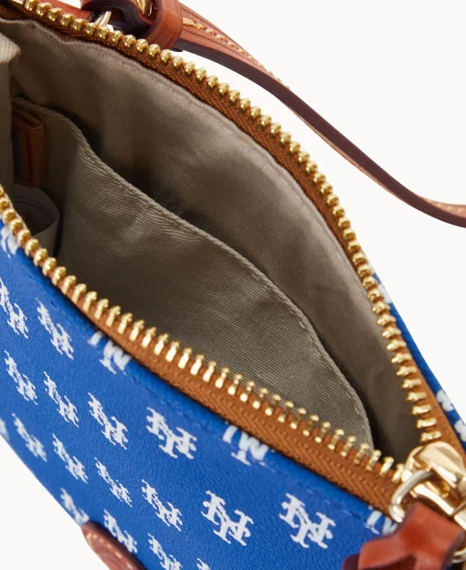 Dooney & Bourke Game Day Ready | Printed Fabric^MLB Small North South Top Zip Crossbody