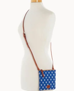 Dooney & Bourke Game Day Ready | Printed Fabric^MLB Small North South Top Zip Crossbody