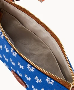 Dooney & Bourke Game Day Ready | Printed Fabric^MLB Top Zip Crossbody