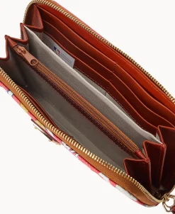 Dooney & Bourke Grab and Go | Wristlets^MLB Large Zip Around Wristlet