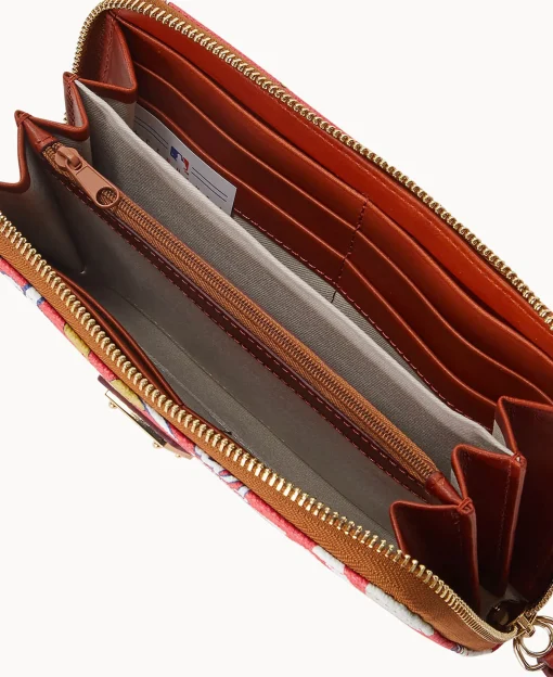 Dooney & Bourke Grab and Go | Wristlets^MLB Large Zip Around Wristlet