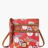Dooney & Bourke Game Day Ready | Printed Fabric^MLB N S Triple Zip Crossbody