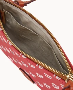 Dooney & Bourke Game Day Ready | Printed Fabric^MLB Top Zip Crossbody