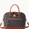 Dooney & Bourke Game Day Ready | Printed Fabric^MLB Domed Zip Satchel