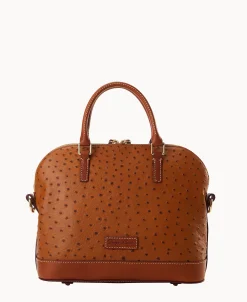Dooney & Bourke Game Day Ready | Printed Fabric^MLB Domed Zip Satchel
