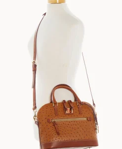 Dooney & Bourke Game Day Ready | Printed Fabric^MLB Domed Zip Satchel