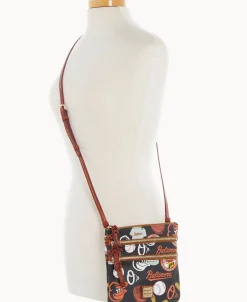 Dooney & Bourke Game Day Ready | Printed Fabric^MLB N S Triple Zip Crossbody