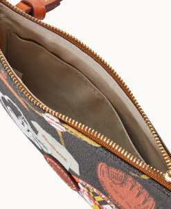 Dooney & Bourke Game Day Ready | Printed Fabric^MLB Top Zip Crossbody