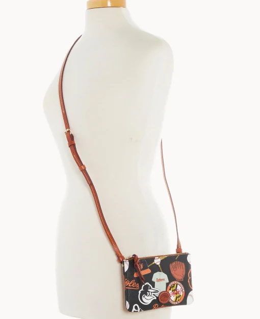 Dooney & Bourke Game Day Ready | Printed Fabric^MLB Top Zip Crossbody