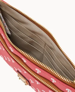 Dooney & Bourke Grab and Go | Wristlets^MLB Double Zip Wristlet
