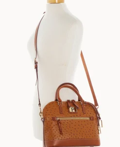 Dooney & Bourke Game Day Ready | Printed Fabric^MLB Domed Zip Satchel