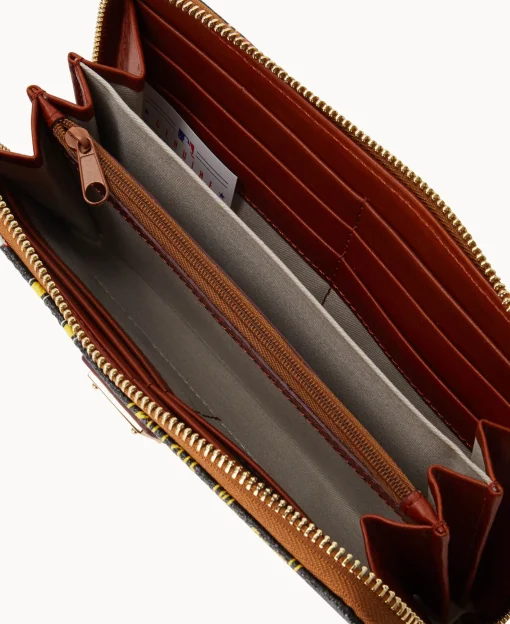 Dooney & Bourke Grab and Go | Wristlets^MLB Large Zip Around Wristlet