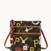 Dooney & Bourke Game Day Ready | Printed Fabric^MLB N S Triple Zip Crossbody
