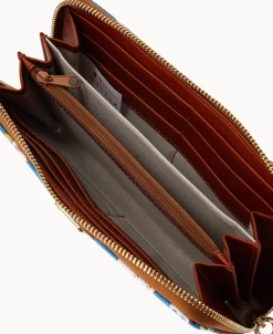 Dooney & Bourke Grab and Go | Wristlets^MLB Large Zip Around Wristlet