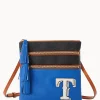 Dooney & Bourke Game Day Ready | Printed Fabric^MLB Triple Zip Crossbody