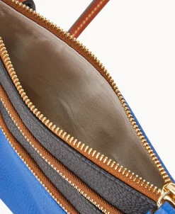 Dooney & Bourke Game Day Ready | Printed Fabric^MLB Triple Zip Crossbody