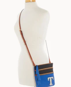 Dooney & Bourke Game Day Ready | Printed Fabric^MLB Triple Zip Crossbody