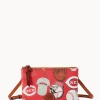 Dooney & Bourke Game Day Ready | Printed Fabric^MLB Top Zip Crossbody